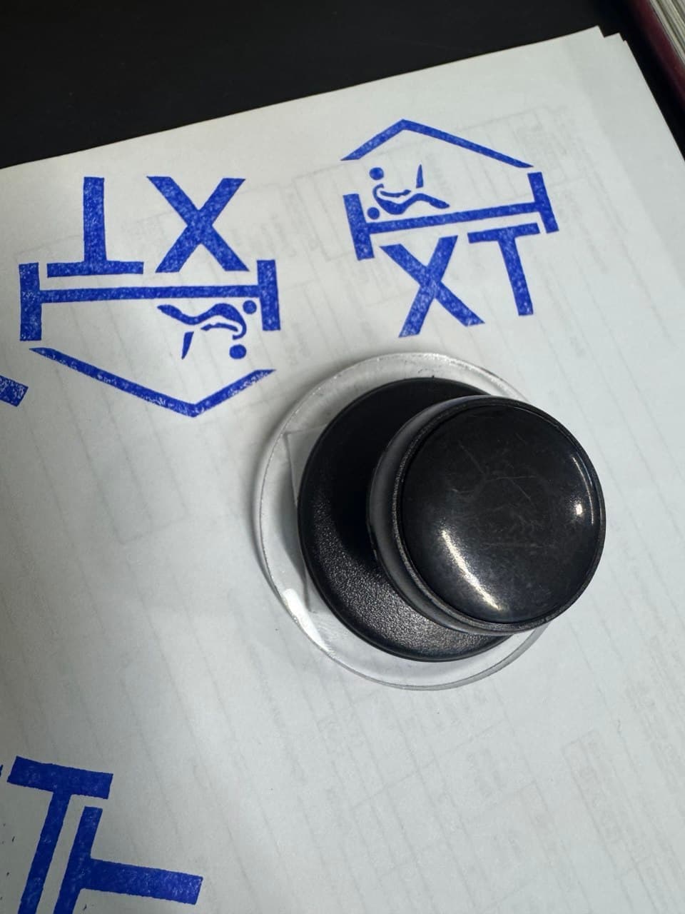 Ручная печать на оснастке